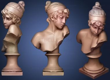 3D model Sapphos Head  Refined (STL)